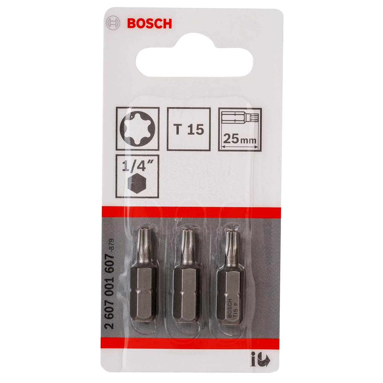 Bosch 2607001607 T15 × 25mm Screwdriver Bit
