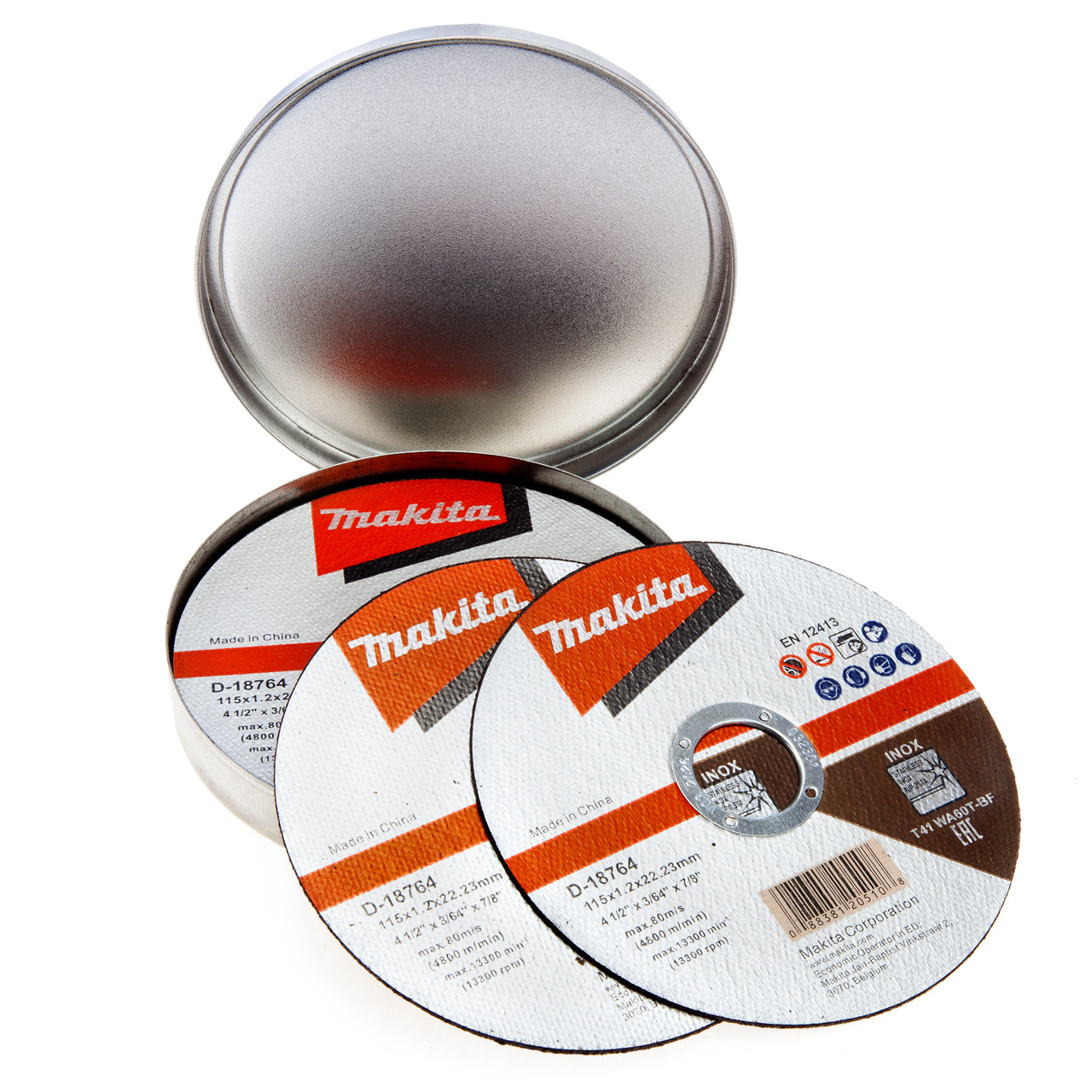 Makita D1876410 115 × 1.2 × 22.2mm Metal Cutting Disc