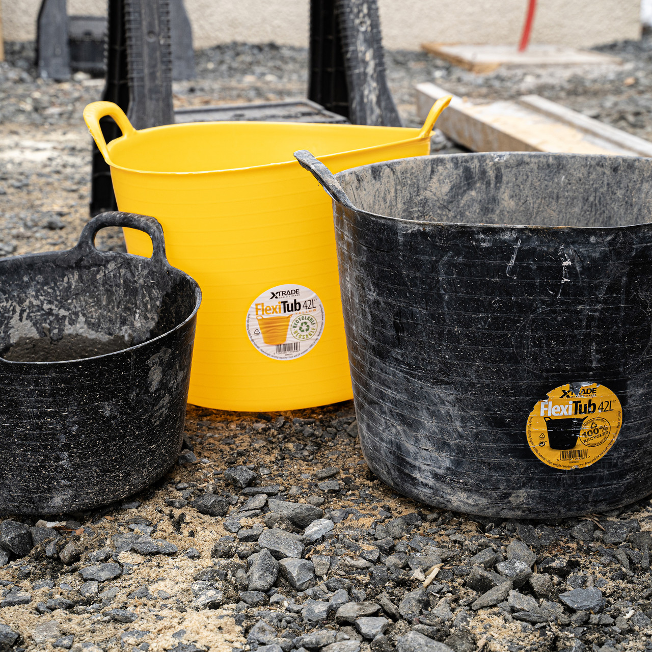 Xtrade X0900040 56L Black Flexi-Tub