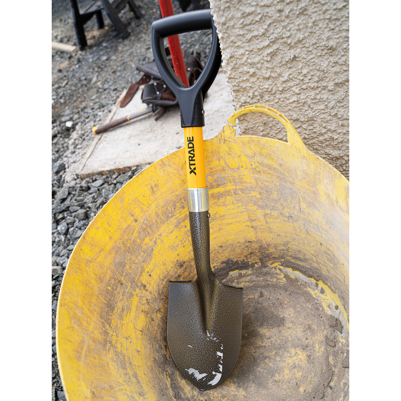 Xtrade X1300001 Round Point Micro Shovel