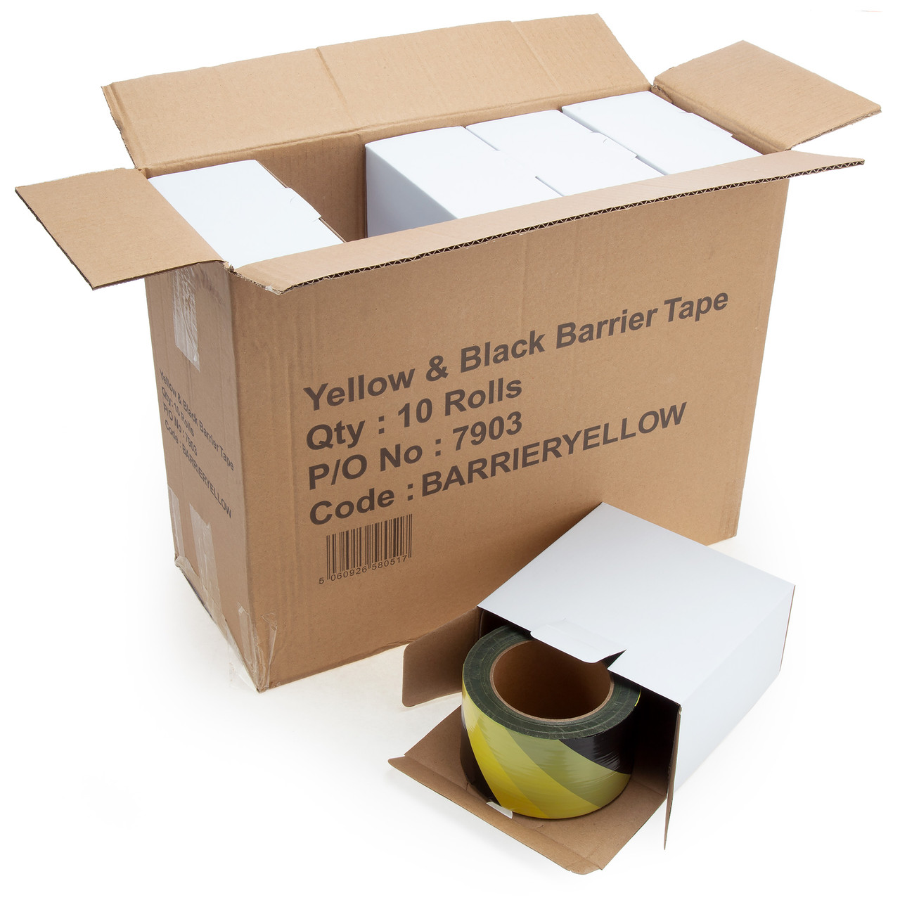 Punchin BARRIERYELLOW Barrier Tape 500m x 70mm