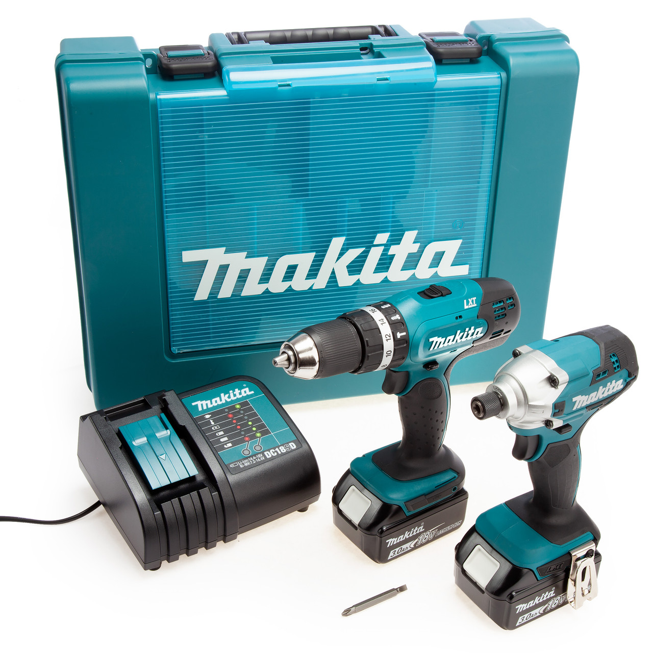 Makita DLX2336S 18V Combi Drill & Impact Driver Twin Pack with 2 × 3.0Ah Batteries