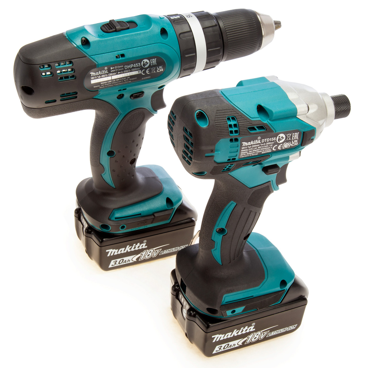 Makita DLX2336S 18V Combi Drill & Impact Driver Twin Pack with 2 × 3.0Ah Batteries