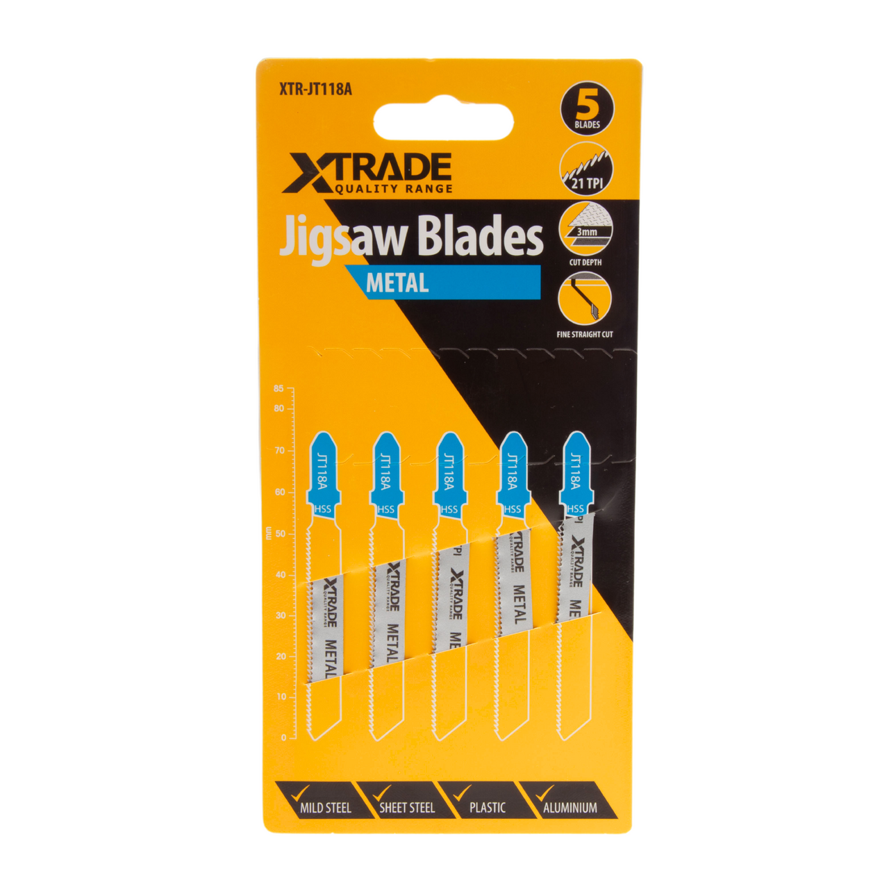 Xtrade JT118A 5 × Metal Jigsaw Blades