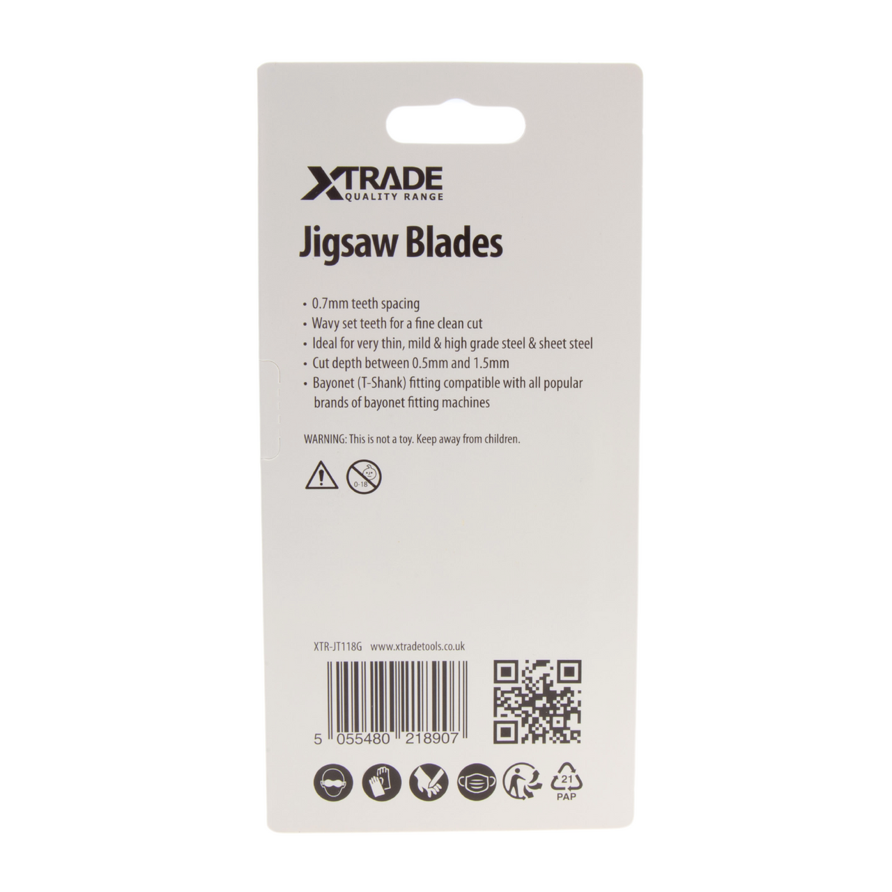 Xtrade JT118G Basic for Metal Jigsaw Blades