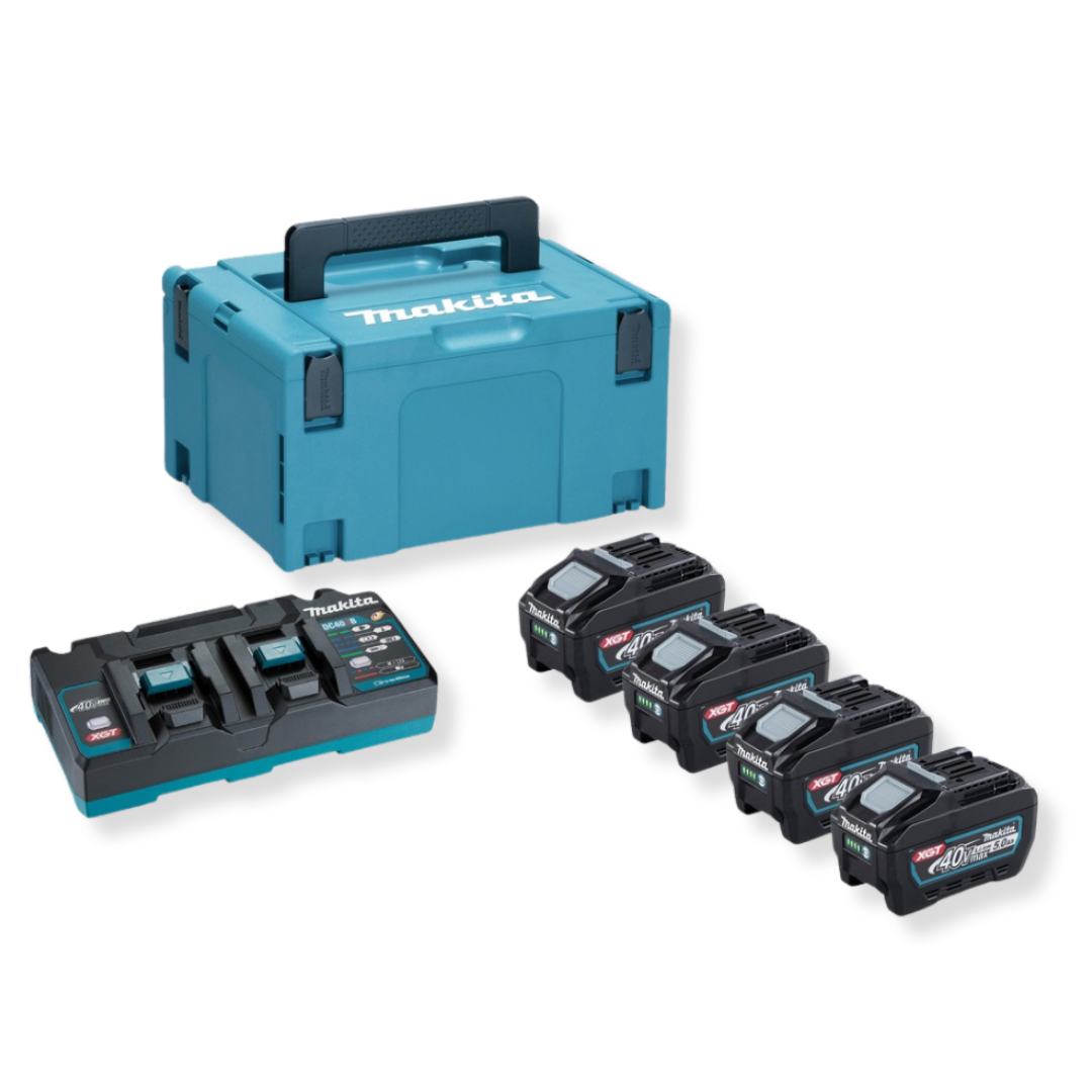 Makita 191U480 XGT Power Source Kit with 4 × 5.0Ah Batteries
