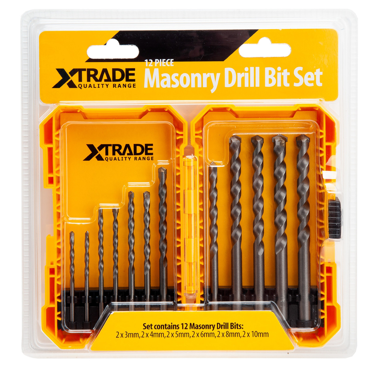 Xtrade X0900223 12 Piece Masonry Drill Bit Set