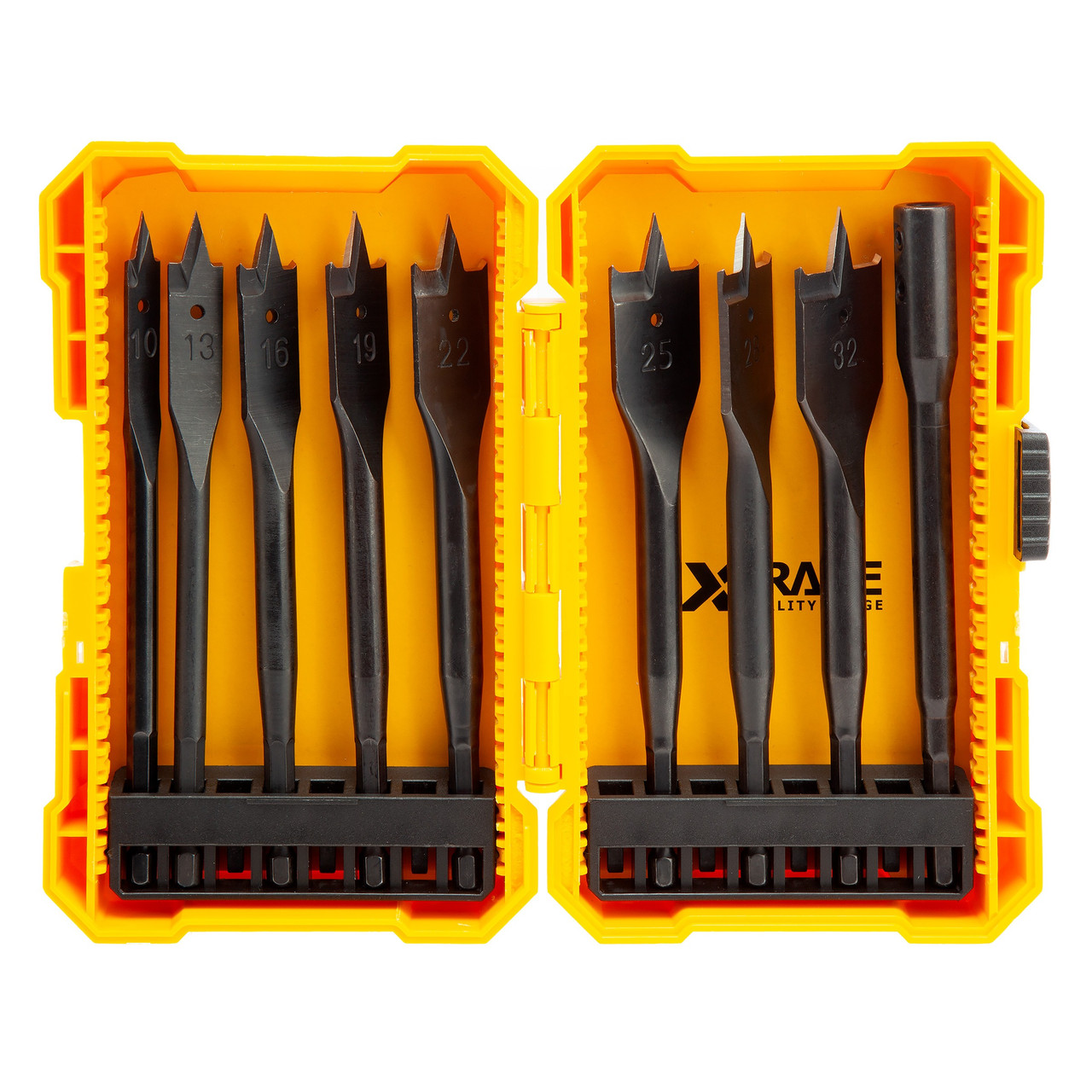 Xtrade X0900225 Flat Bit Set 9 Piece