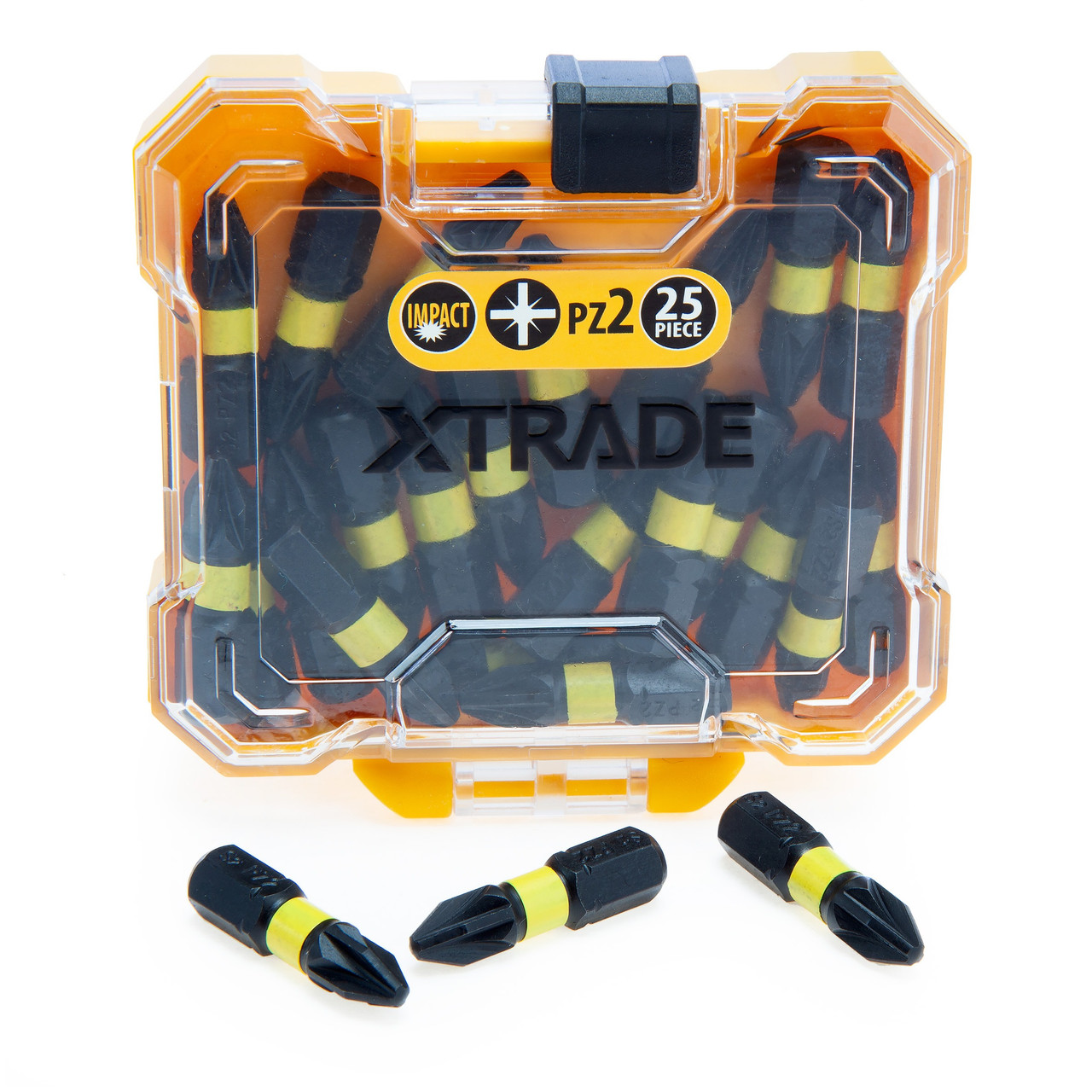 Xtrade X0900238 PZ2 Impact Screwdriver Bits 25 Piece