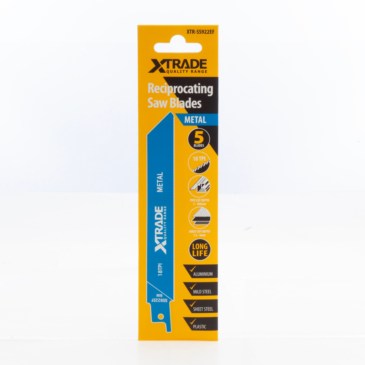 Xtrade SS922EF 5 × Metal Reciprocating Saw Blades