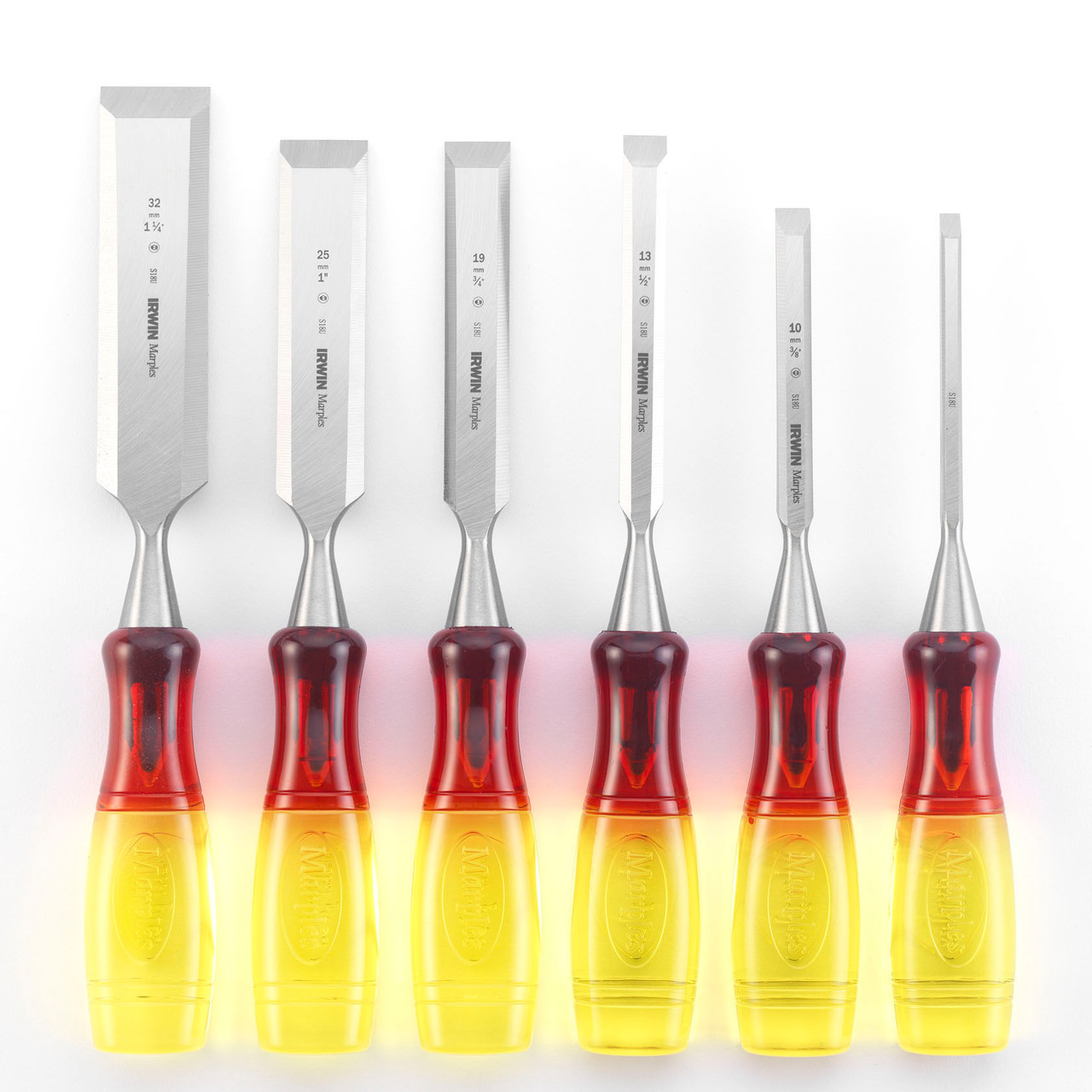 Irwin TM373S6 Marples Bevel Edge Chisel Set 6 Piece