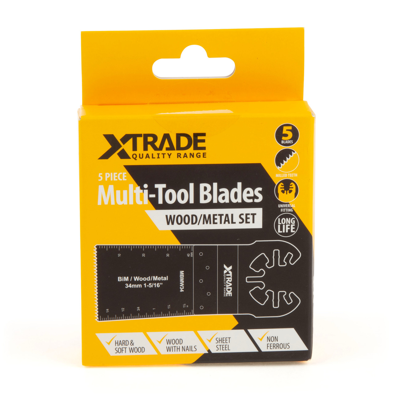 Xtrade MBMW34-5 Multi-Tool Blades with 5