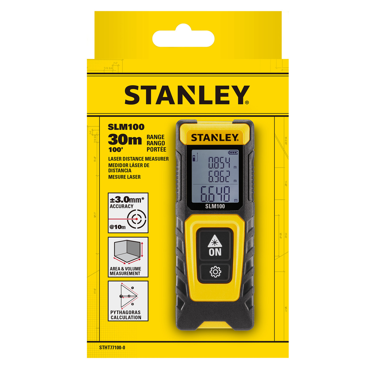 Stanley STHT771000 SLM100 Laser Distance Measurer 30m