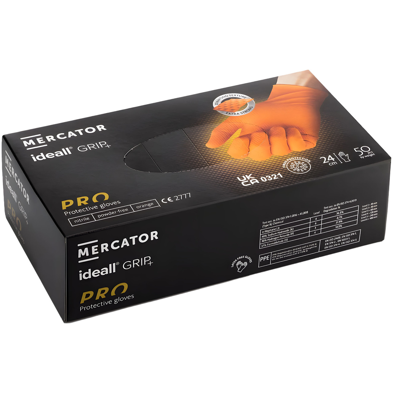 Predator By Ron RP30027005 Nitrile Gloves XL Pack of 50