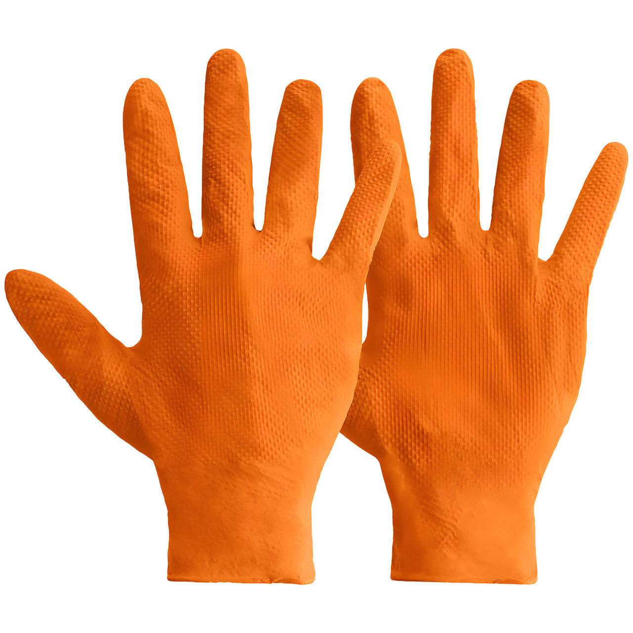 Predator By Ron RP30027006 Orange Nitrile Gloves XXL Pack of 50