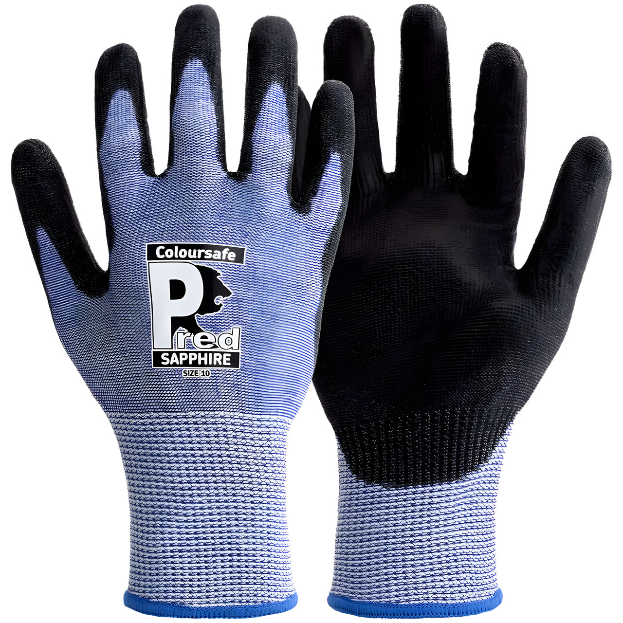 Predator By Ron PRED1310 Sapphire Gloves XL Pack of 10