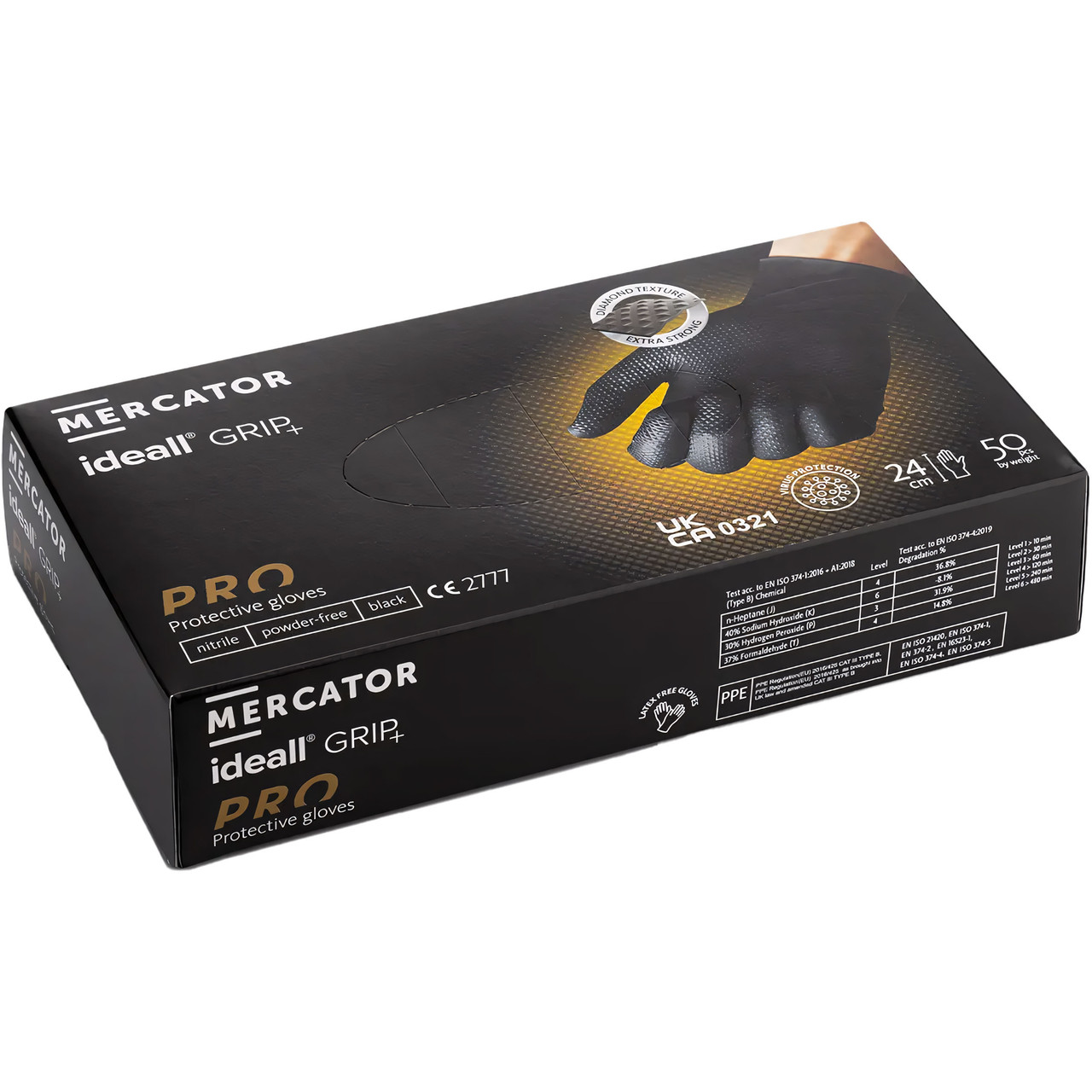 Predator By Ron RP30026004 Nitrile Gloves Large Pack of 50