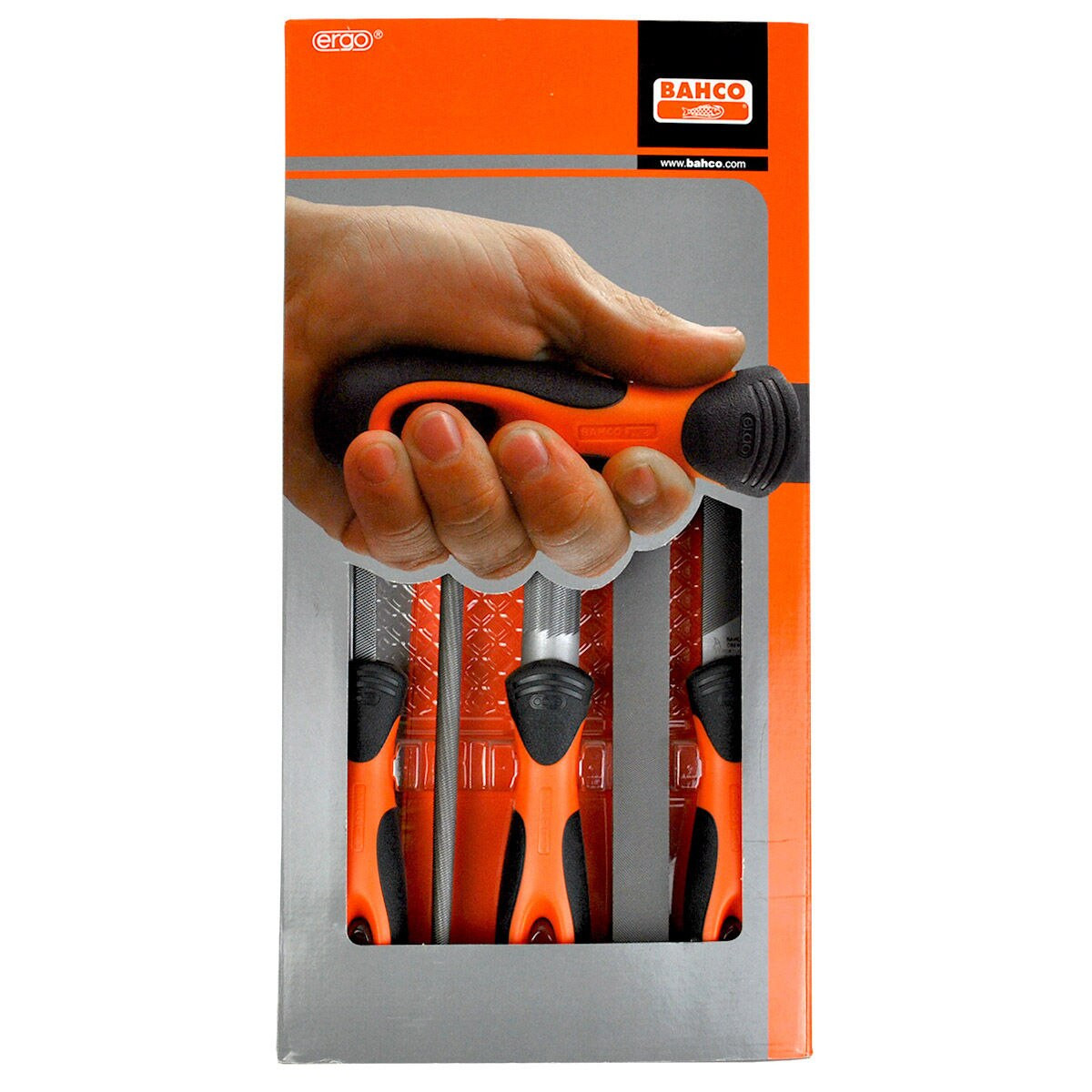 Bahco 14780812 ERGO Engineering File Set 200mm 5 Piece