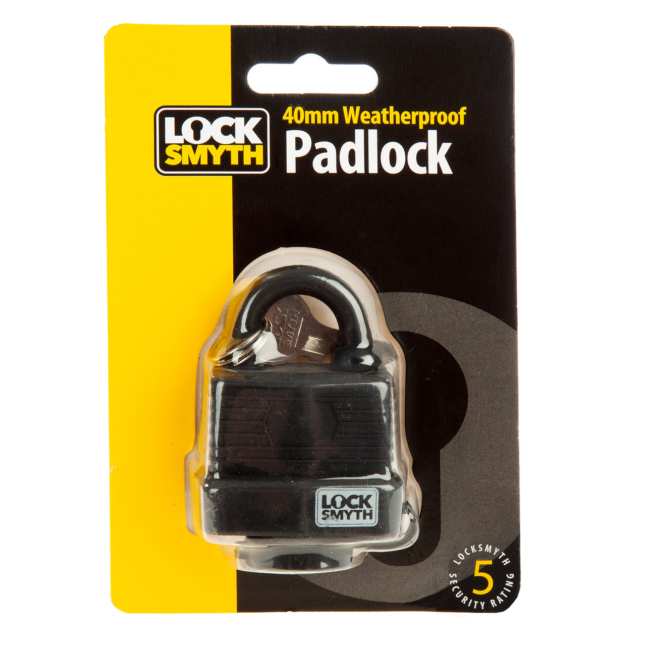 Locksmyth L2200016 40mm Weatherproof Padlock