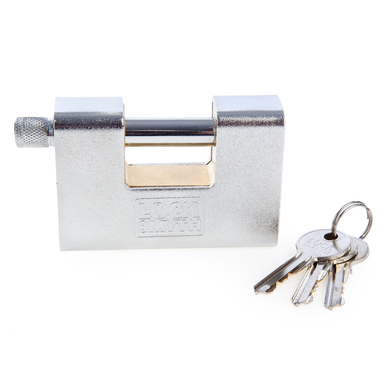 Locksmyth L2200026 90mm Armoured Rectangular Padlock
