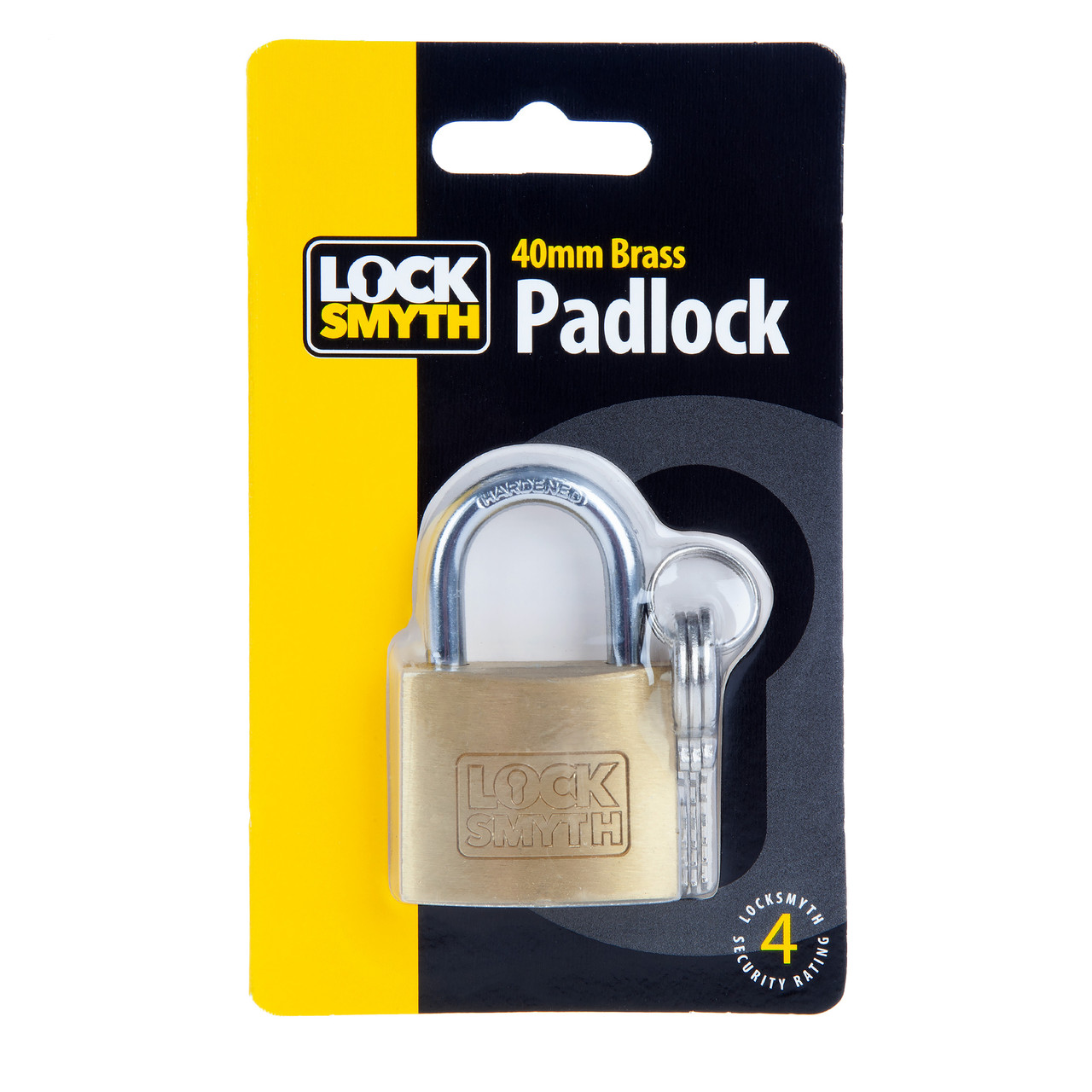 Locksmyth L2200011 40mm Brass Padlock