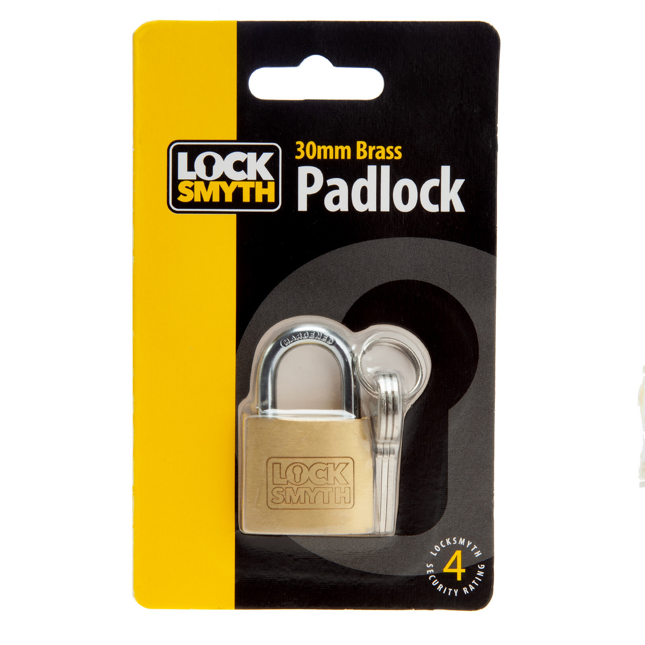 Locksmyth L2200010 30mm Brass Padlock