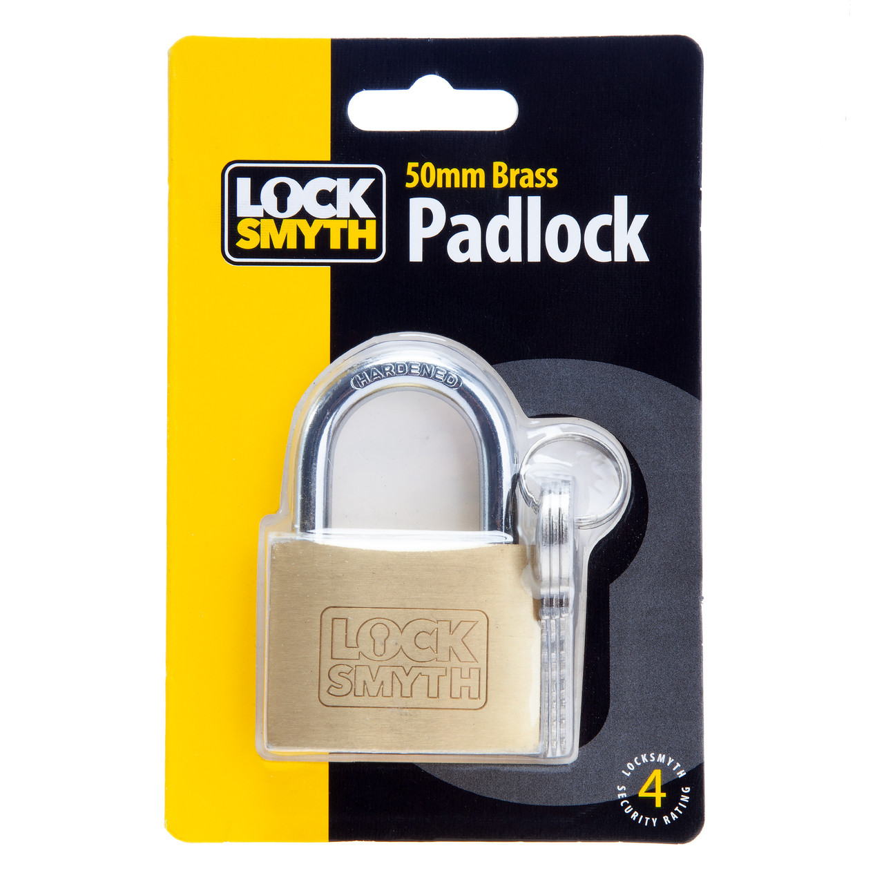 Locksmyth L2200013 50mm Brass Padlock