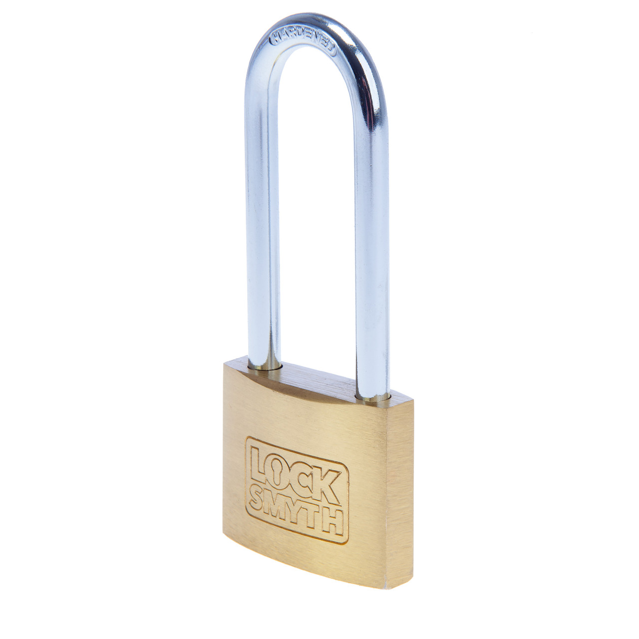 Locksmyth L2200014 40mm Long Shackle Brass Padlock