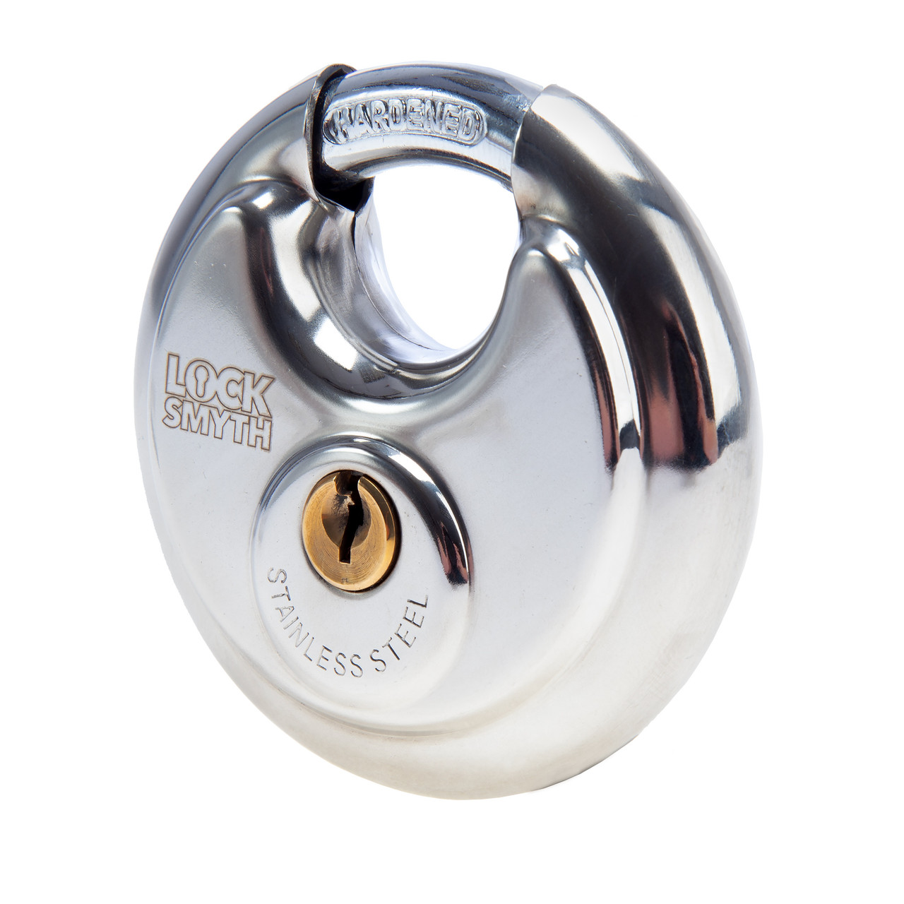 Locksmyth L2200031 70mm Stainless Steel Disc Padlock