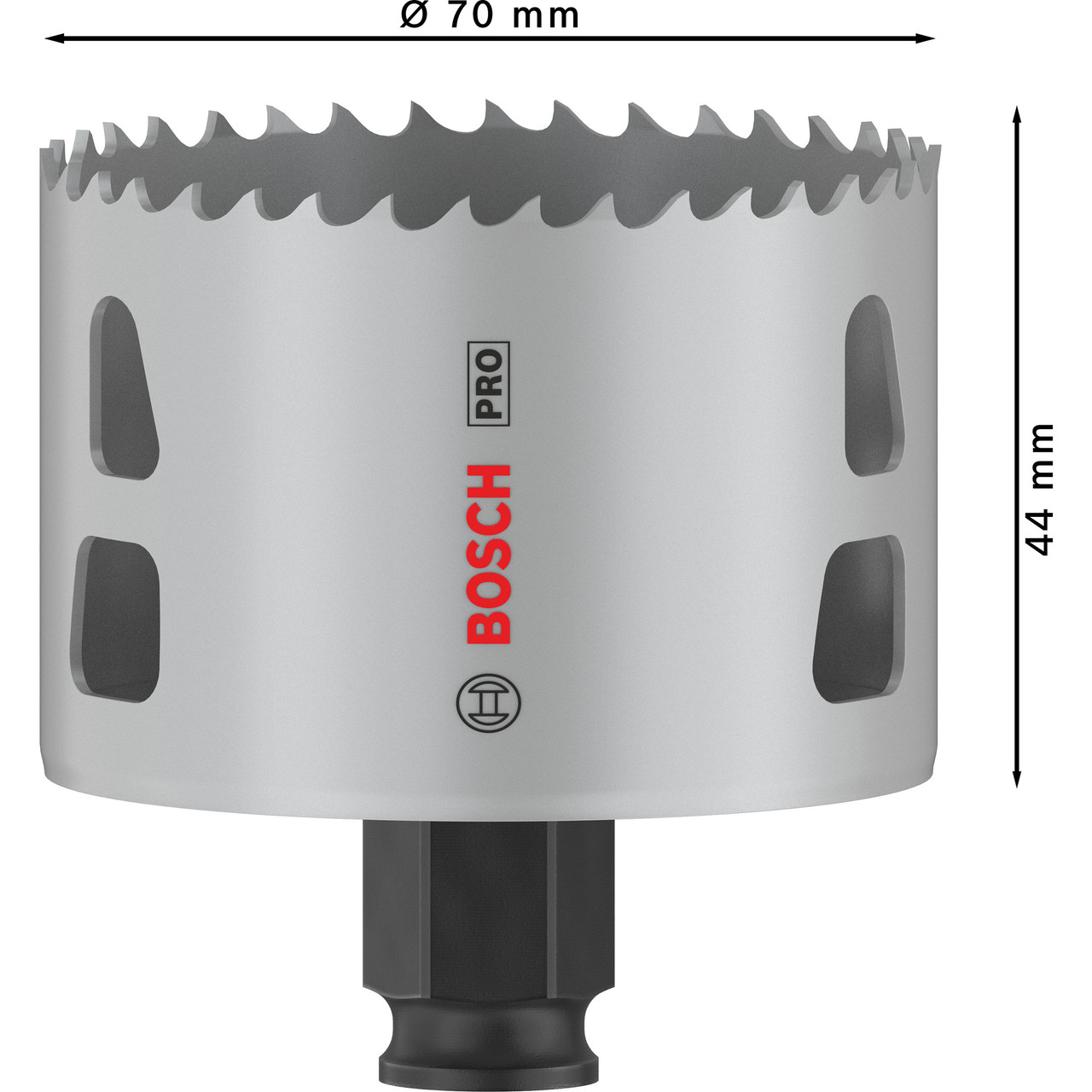 Bosch 2608594400 PRO Multi-Material PC Plus Hole Saw 70mm