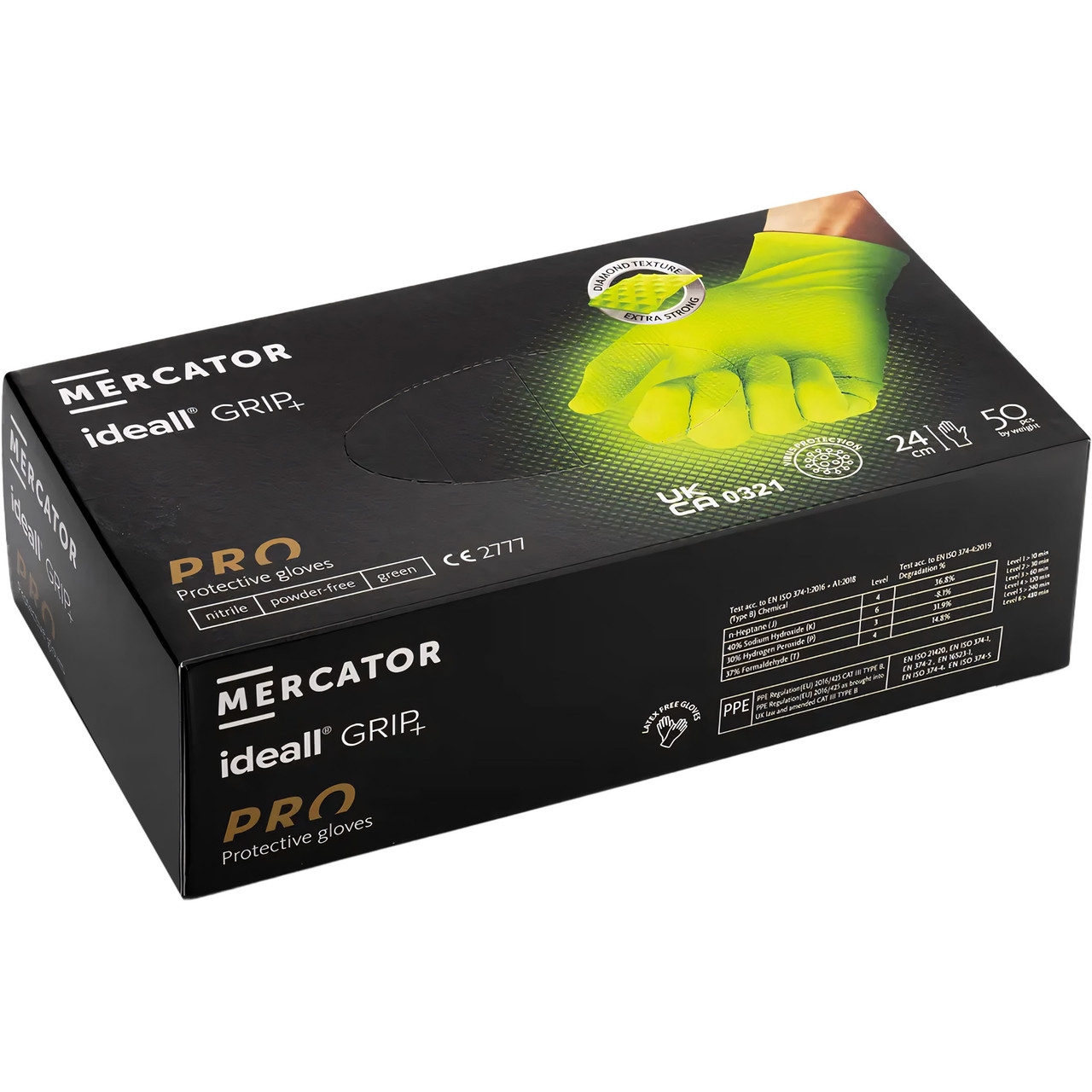 Predator By Ron RP300326Q4 Nitrile Gloves Large Pack of 50