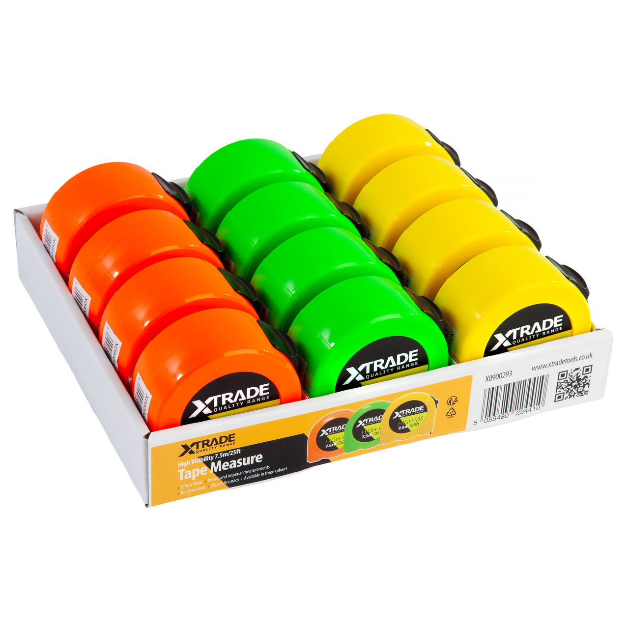 Xtrade X0900293 7.5m Tape Measure