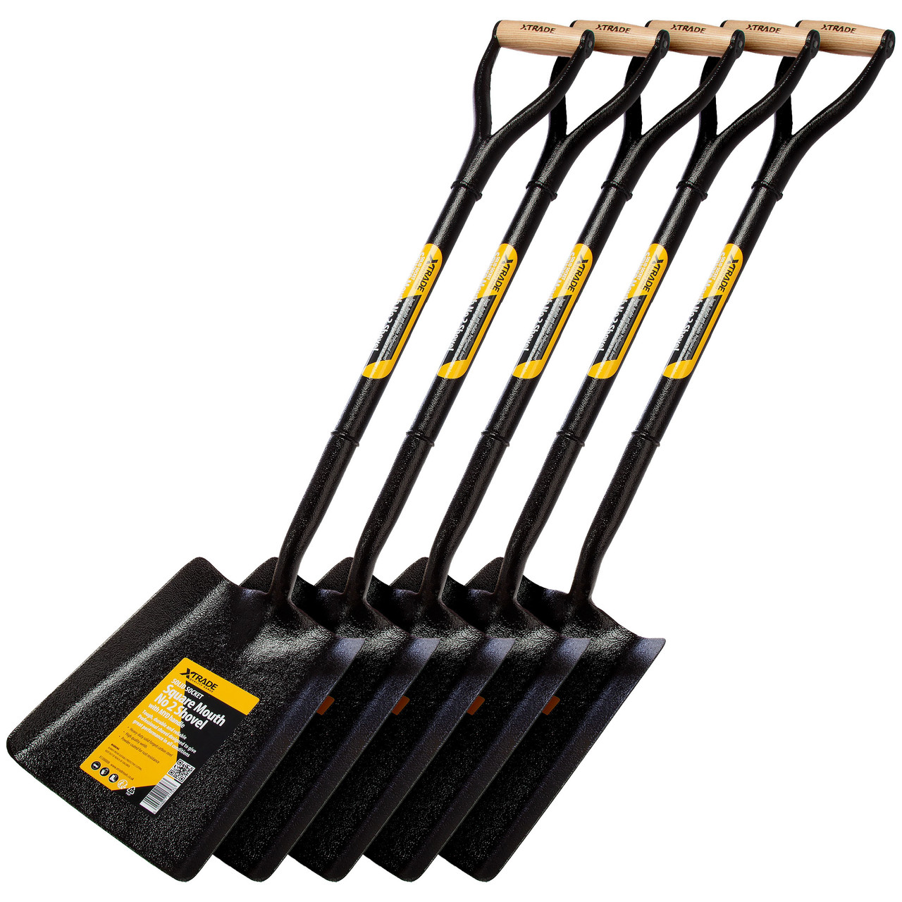 Xtrade X1300004 All Steel Square Mouth No.2 Shovel