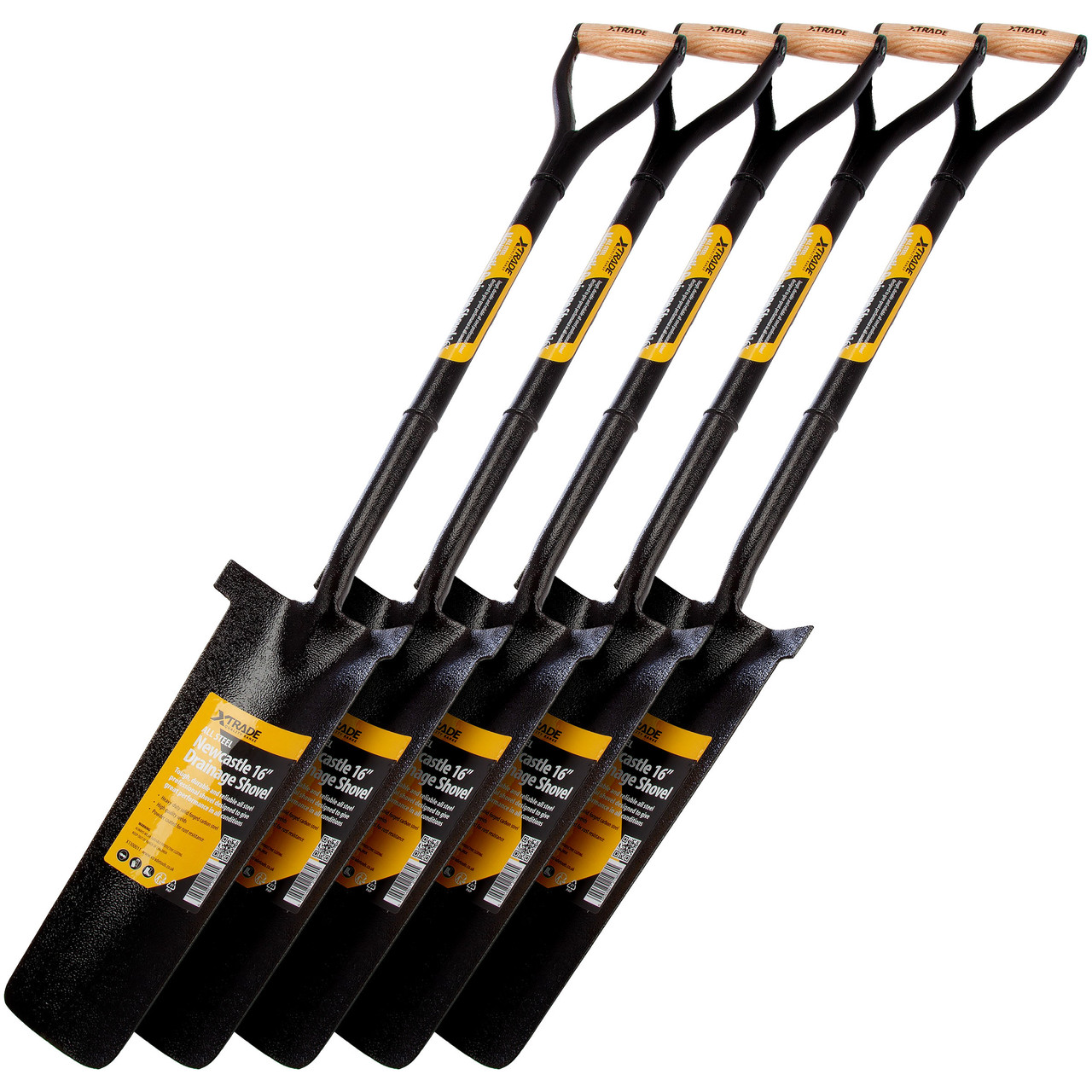Xtrade X1300011 16” All Steel Newcastle Drainage Shovel