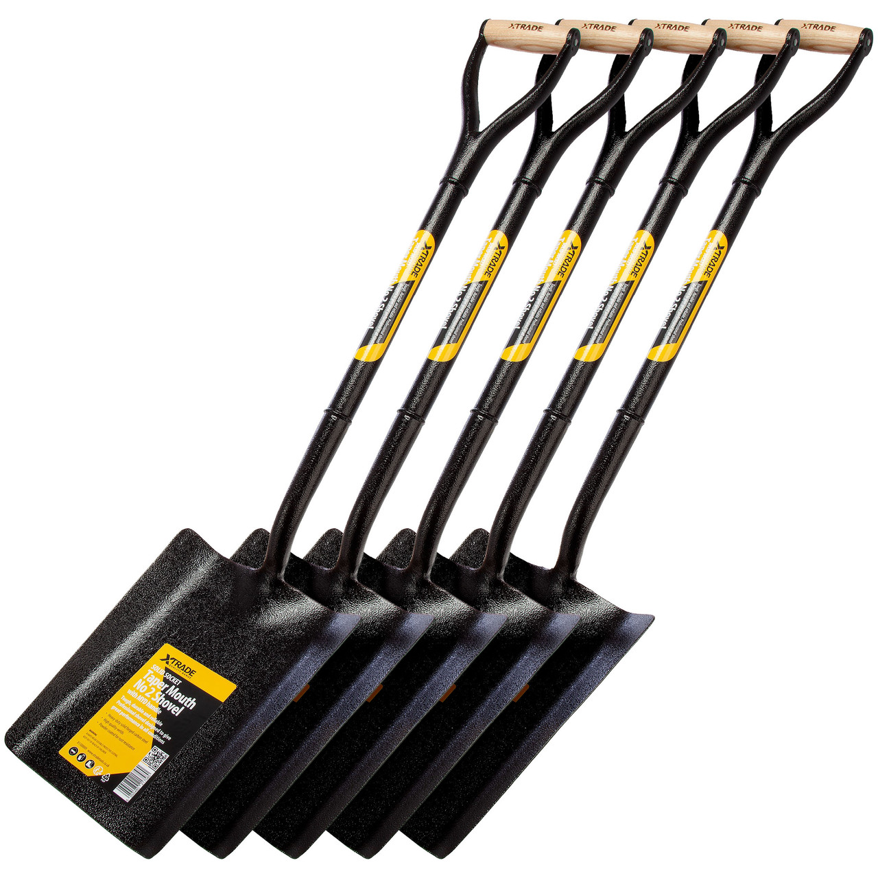 Xtrade X1300005 All Steel Taper Mouth Shovel