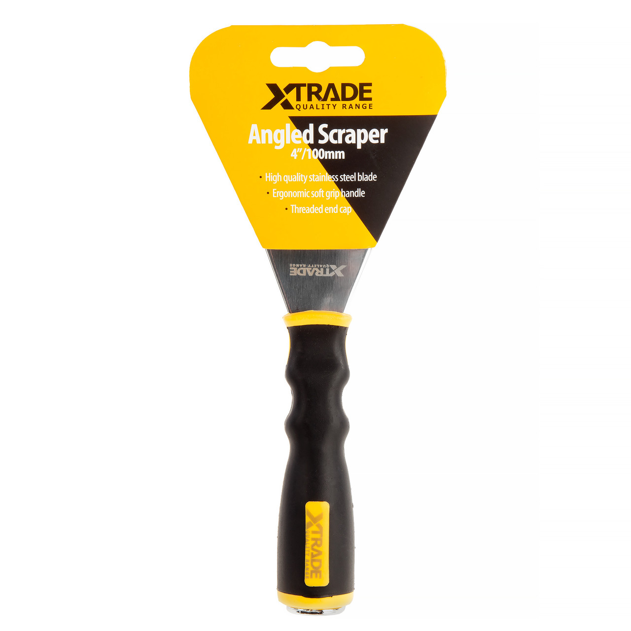 Xtrade X0900282 4" Angled Scraper with Pole Socket