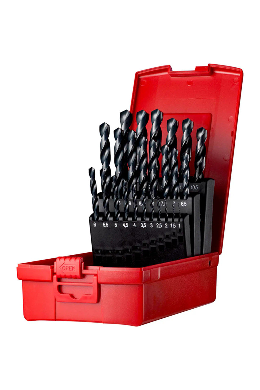 Dormer A190204 HSS Twist Drill Bit Set 1-13mm 25 Piece